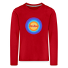 Pankow Retro - Kinder Langarmshirt - Rot