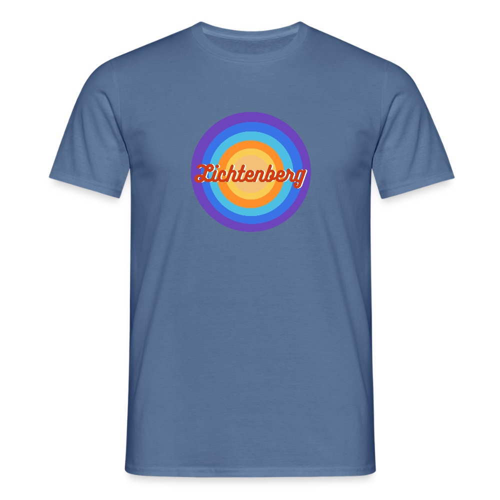 Lichtenberg Retro - Männer Premium T-Shirt - Taubenblau