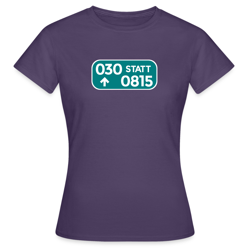 030 statt 0815 - Frauen Premium T-Shirt - Dunkellila