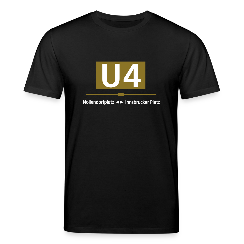 U4 - Unisex Bio T-Shirt - Schwarz
