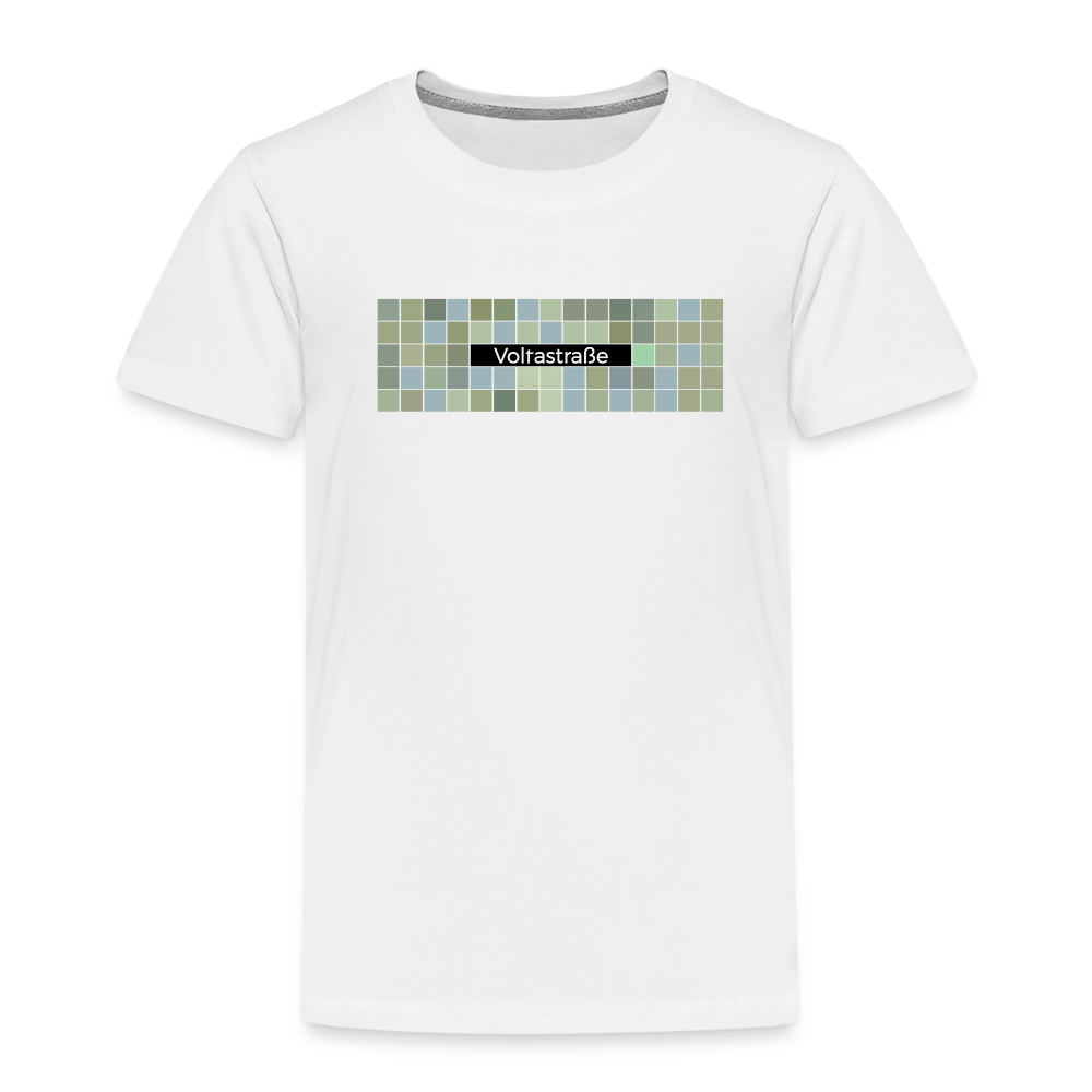 Voltastrasse - Kinder Premium T-Shirt - Weiß