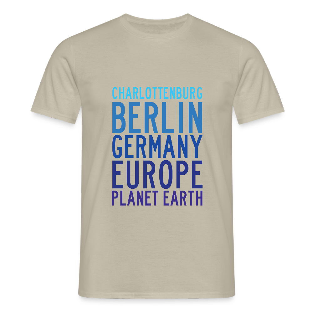 Charlottenburg - Earth - Männer Premium T-Shirt - Sandbeige