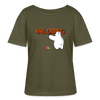 Kreuzberg Graffiti - Relaxed Rundhals Frauen Bio-T-Shirt - Khaki
