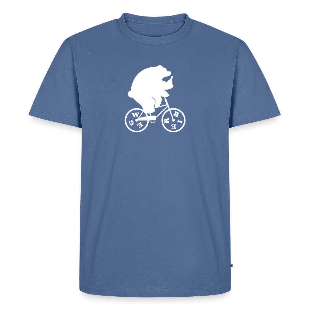 Wegbier Berlin - Männer Premium T-Shirt - Taubenblau