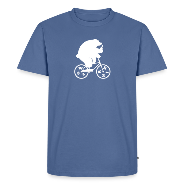 Wegbier Berlin - Männer Premium T-Shirt - Taubenblau