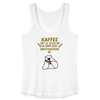Kaffee motiviert - Frauen Bio Tank Top - Weiß