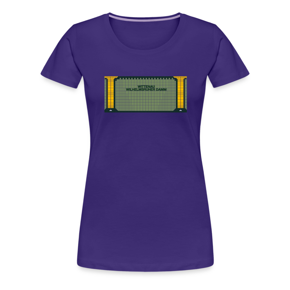 Wittenau Wilhelmsruher Damm - Frauen Premium T-Shirt - Lila