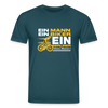 Ein Mann, Ein Biker, Ein Berliner - Unisex Bio T-Shirt - Dunkles Petrol