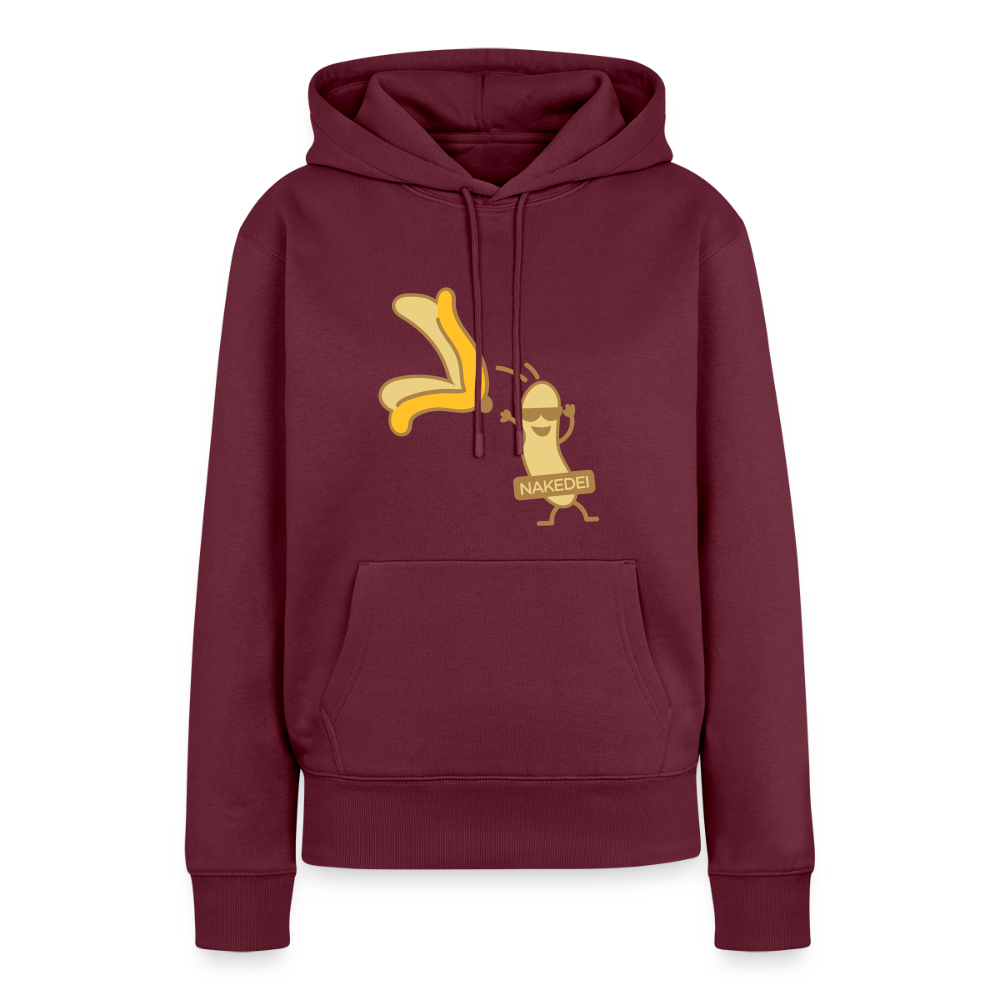 Nakedei - Frauen Premium Hoodie - Burgunderrot