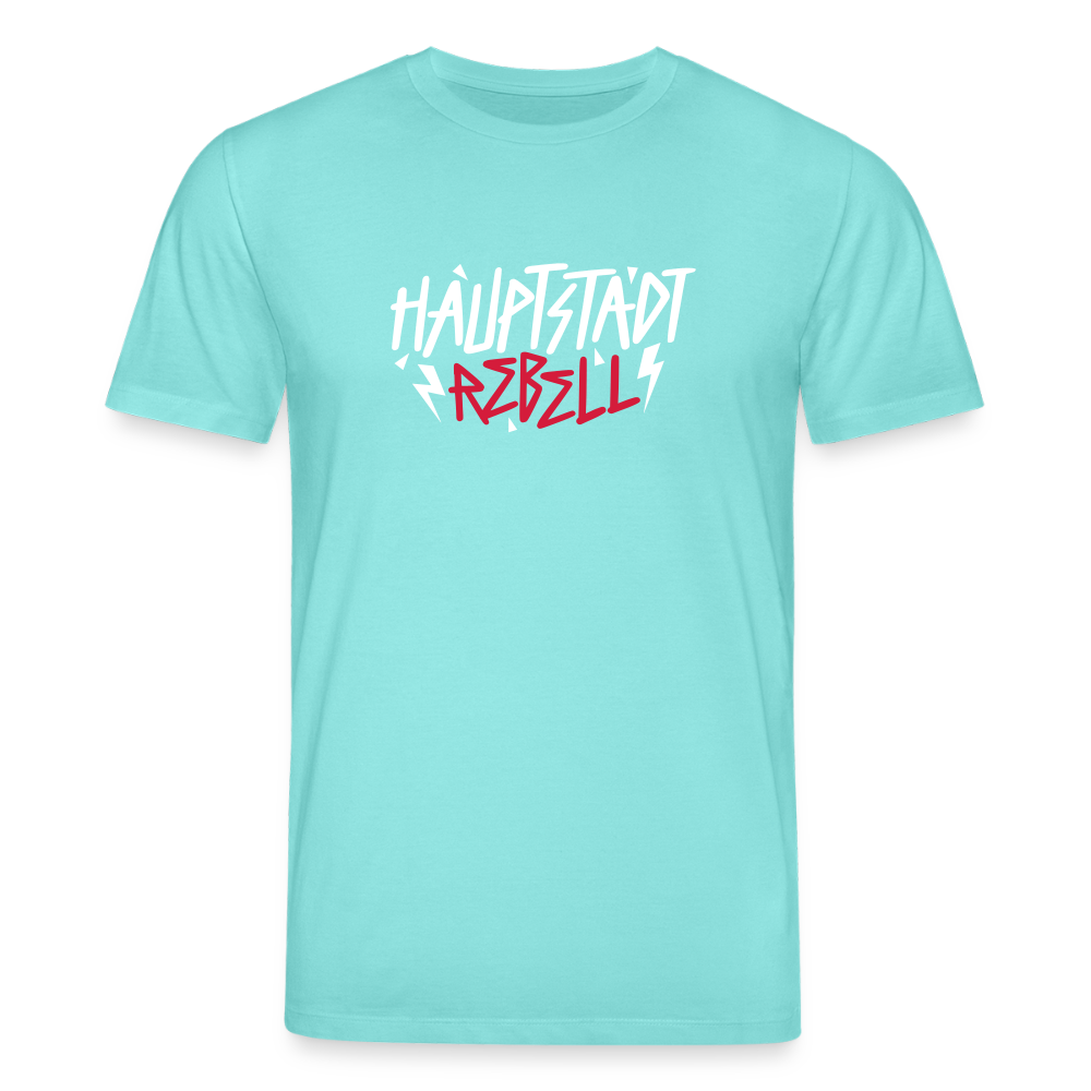 Haupstadt Rebell - Unisex Bio T-Shirt - Poolblau