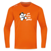 Dit kann ick ooch! - Männer Sport Langamshirt - Neonorange