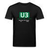 U3 - Unisex Bio T-Shirt - Schwarz
