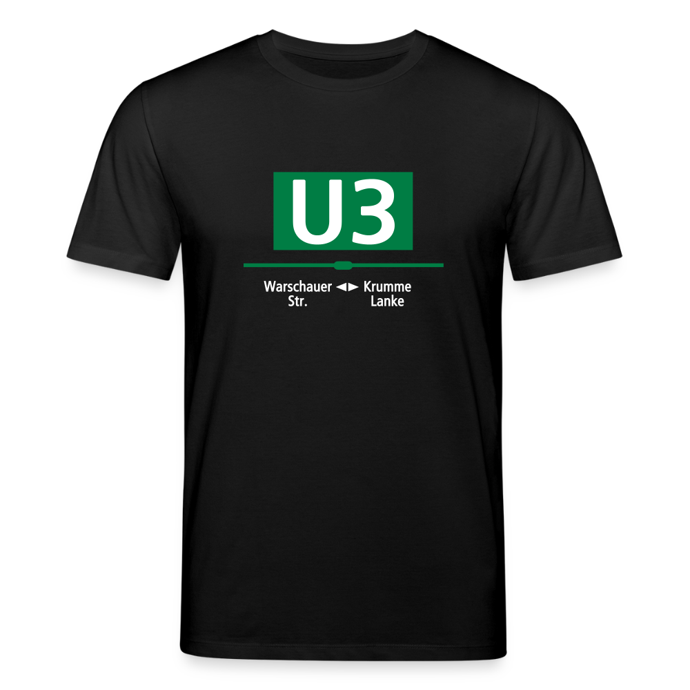 U3 - Unisex Bio T-Shirt - Schwarz