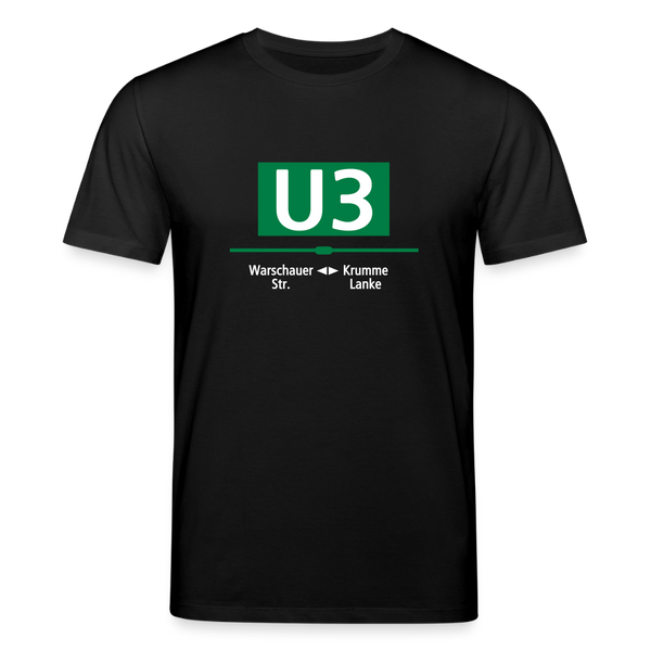 U3 - Unisex Bio T-Shirt - Schwarz