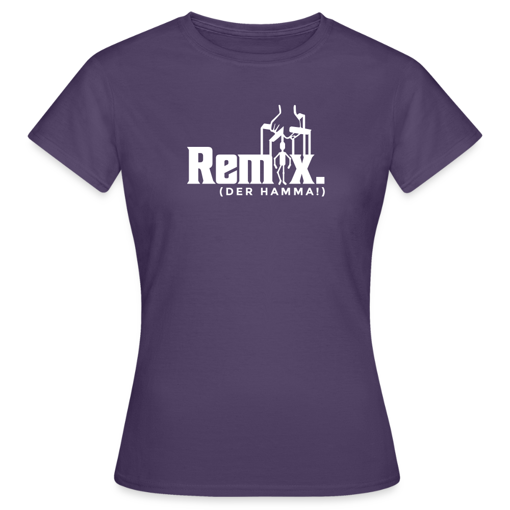 Remix. - Frauen Premium T-Shirt - Dunkellila