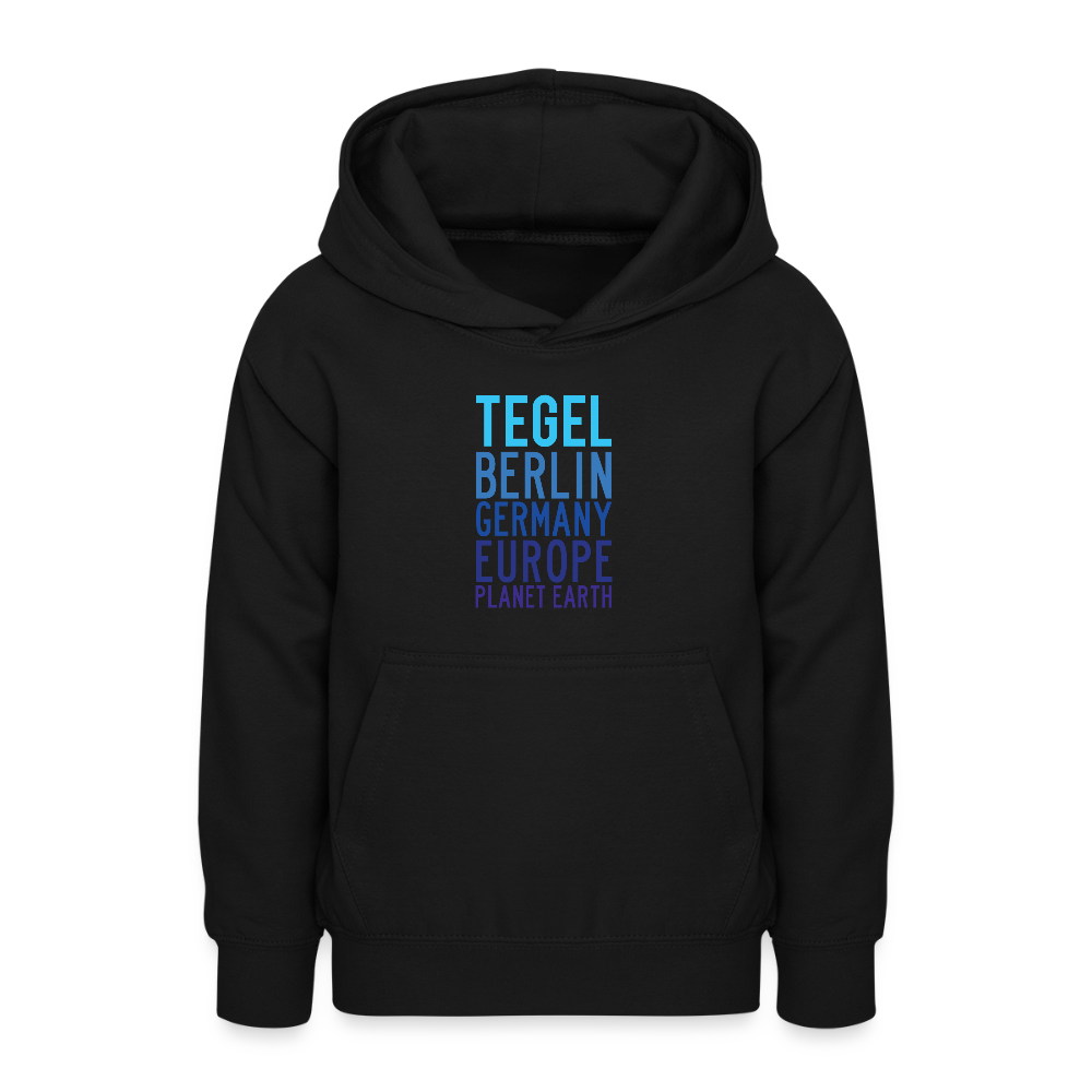 Tegel Planet Earth - Teenager Hoodie - Schwarz