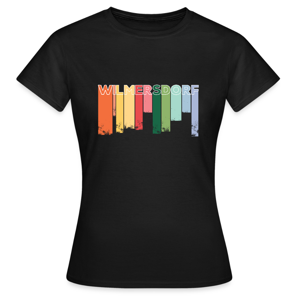 Wilmersdorf Regen - Frauen Premium T-Shirt - Schwarz