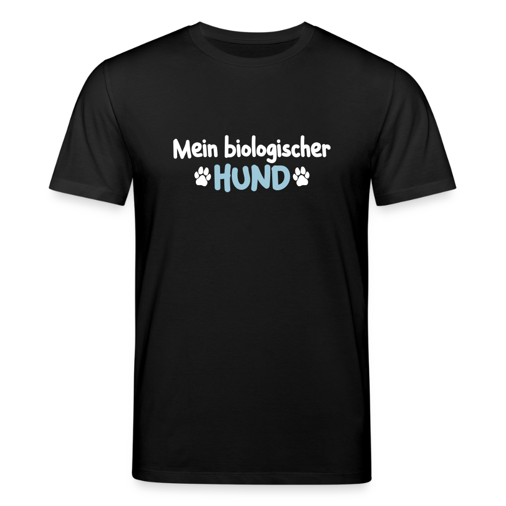 Mein biologischer Hund. - Unisex Bio T-Shirt - Schwarz