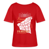 Panama oder Pankow - Relaxed Rundhals Frauen Bio-T-Shirt - Rot