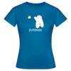 Flitzpiepe - Frauen Premium T-Shirt - Antikblaues Saphir meliert