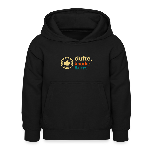 Dufte, Knorke, Urst - Kinder Hoodie - Schwarz