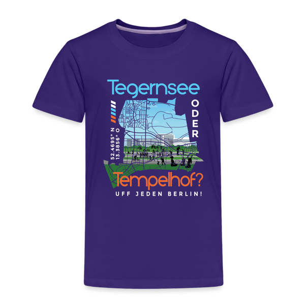 Tegernsee oder Tempelhof - Kinder Premium T-Shirt - Lila