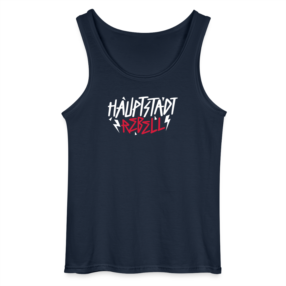 Haupstadt Rebell - Männer Tank Top - Navy