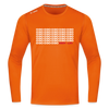 030 Berlin - Männer Sport Langamshirt - Neonorange