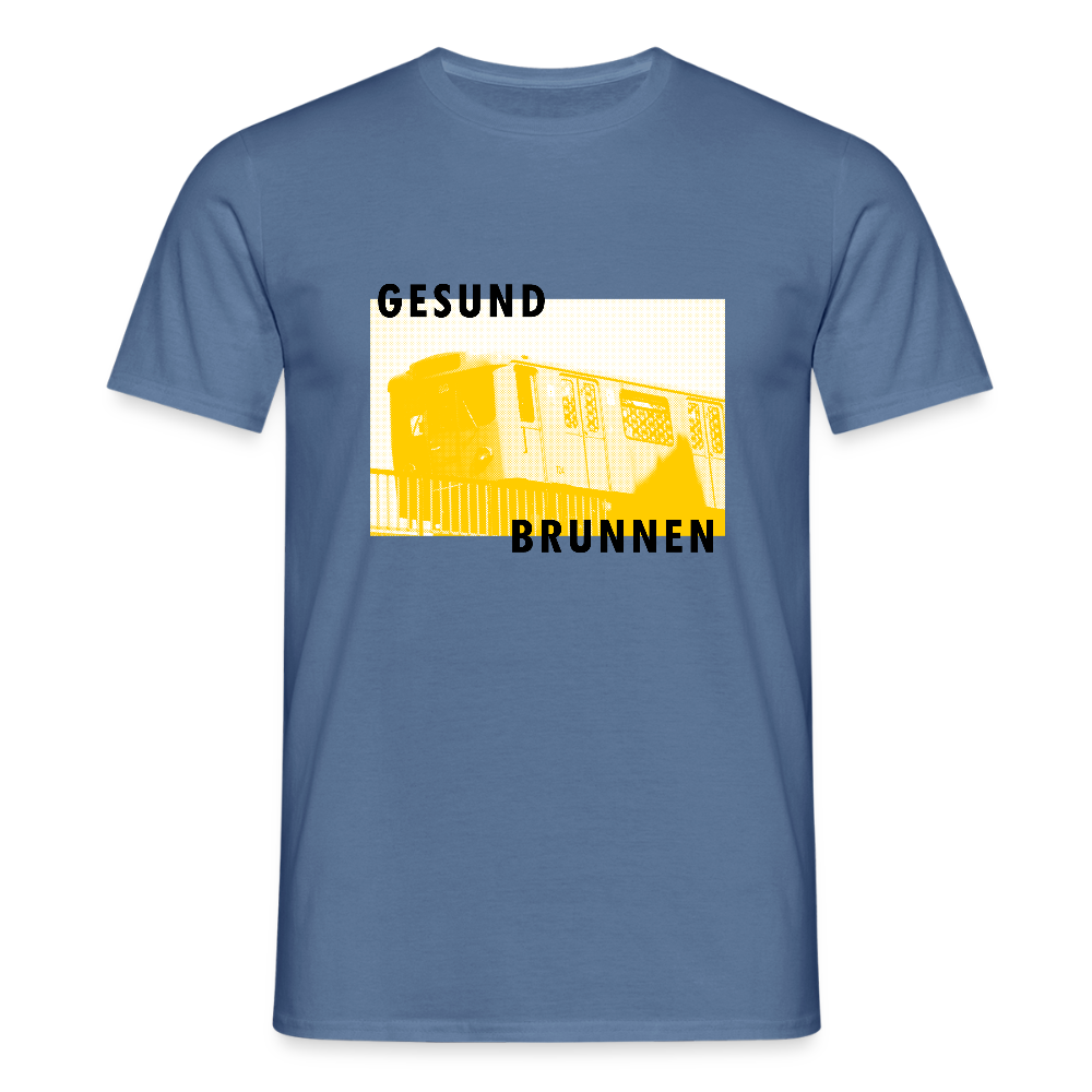 Gesundbrunnen Metro - Männer Premium T-Shirt - Taubenblau