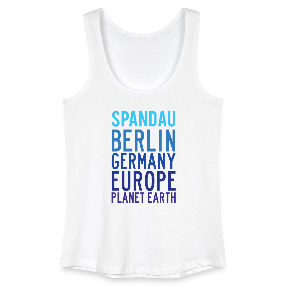 Spandau Planet Earth - Frauen Bio Tank Top - Weiß
