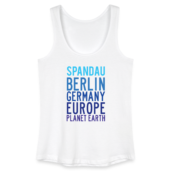 Spandau Planet Earth - Frauen Bio Tank Top - Weiß