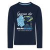 Georgien oder Gesundbrunnen - Kinder Langarmshirt - Navy