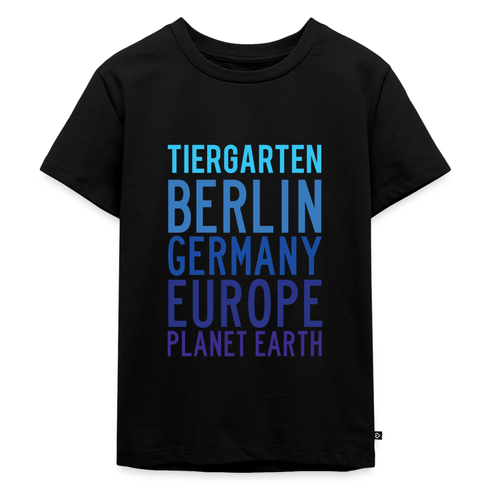 Tiergarten Planet Earth - Kinder Premium T-Shirt - Schwarz