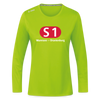 S1 - Frauen Sport Langarmshirt - Neongrün