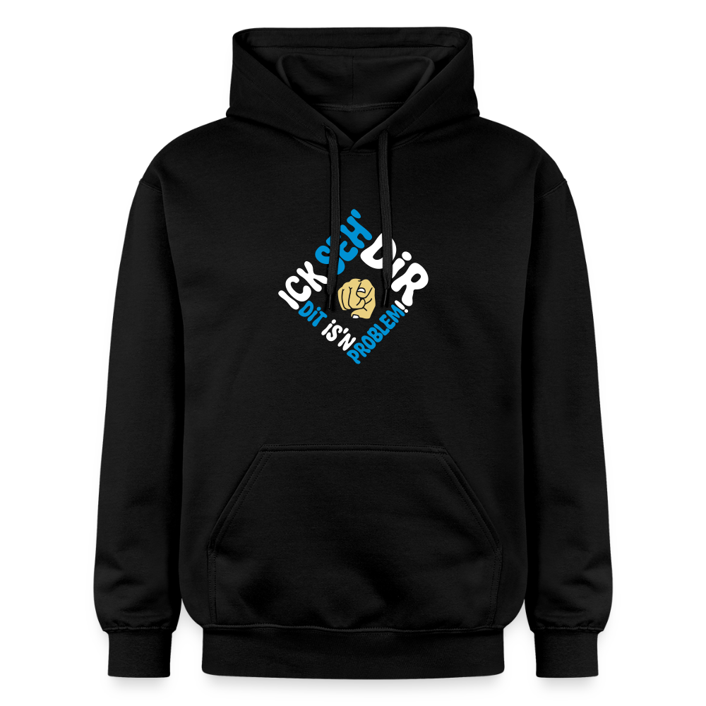 Ick seh' dir. Dit is'n Problem. - Hoodie - Schwarz