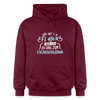 Könnt' ick fliejen, wär ick zu faul zum Flüjelschlagen - Hoodie - Maroon