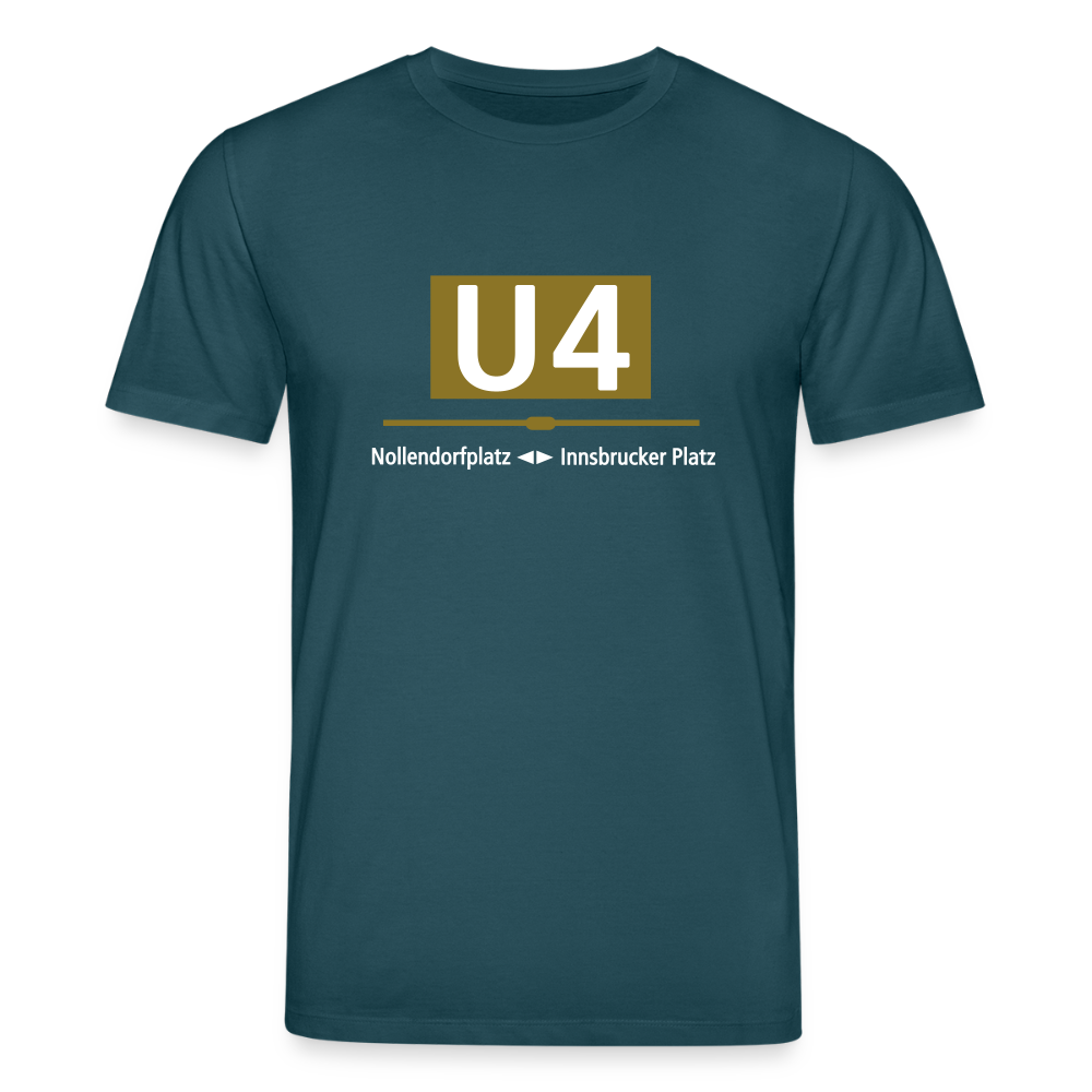 U4 - Unisex Bio T-Shirt - Dunkles Petrol