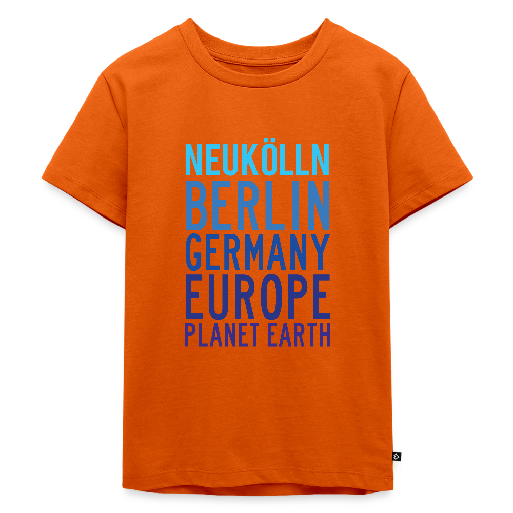 Neukölln Planet Earth - Kinder Premium T-Shirt - Orange