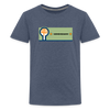 Siemensdamm - Teenager Premium T-Shirt - Blau meliert