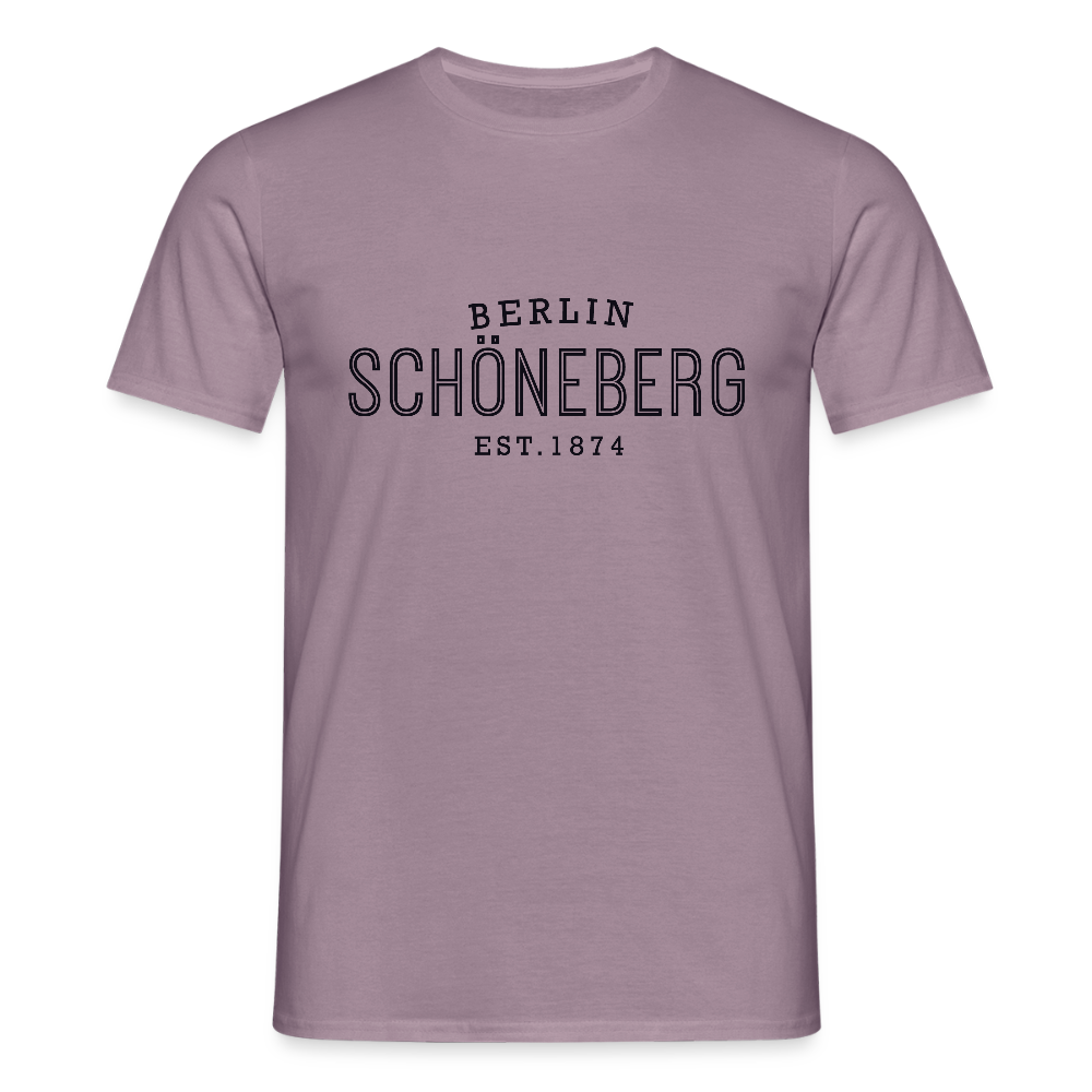 Schöneberg  - Männer Premium T-Shirt - Lilagrau