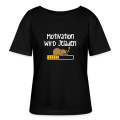 Motivation Wird Jeladen Warten - Relaxed Rundhals Frauen Bio-T-Shirt