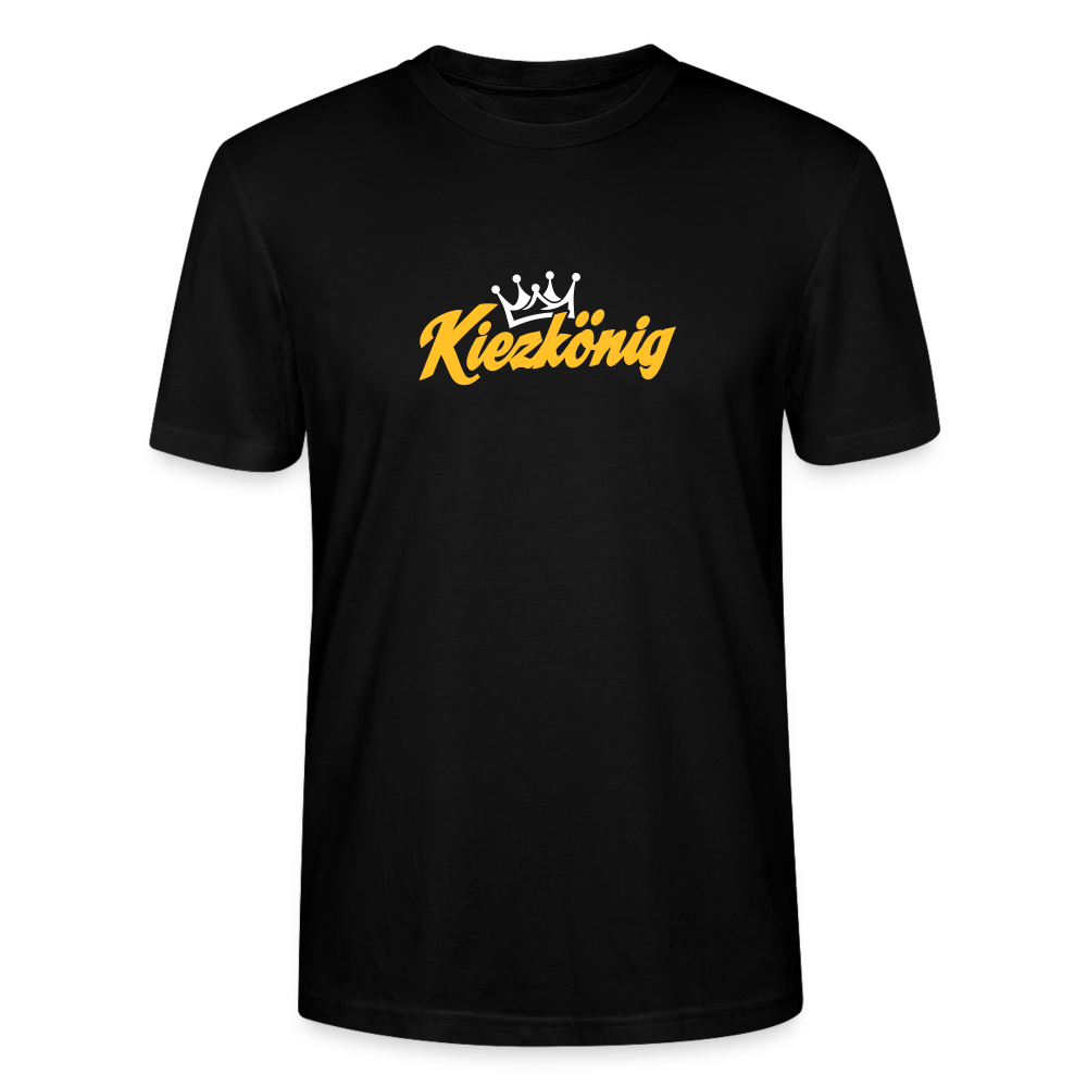 Kiezkönig - Männer Bio T-Shirt - Schwarz