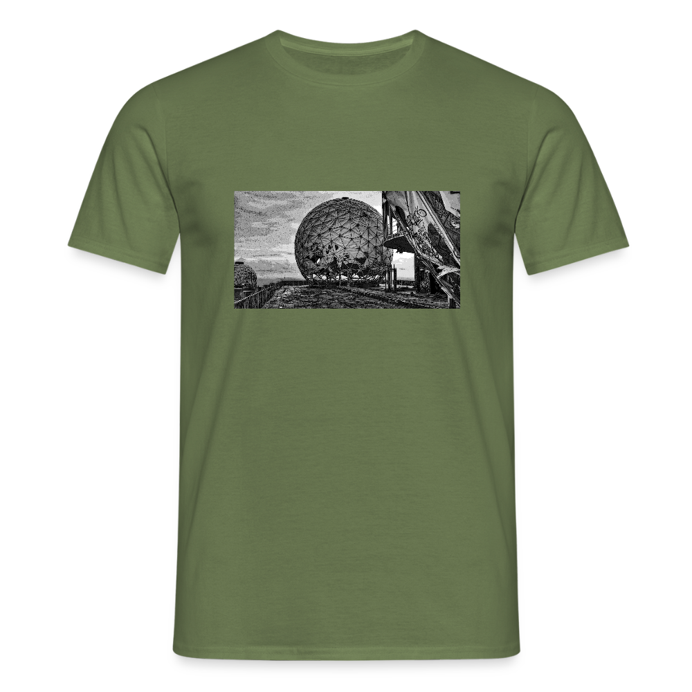 Teufelsberg im Bild - Männer Premium T-Shirt - Militärgrün