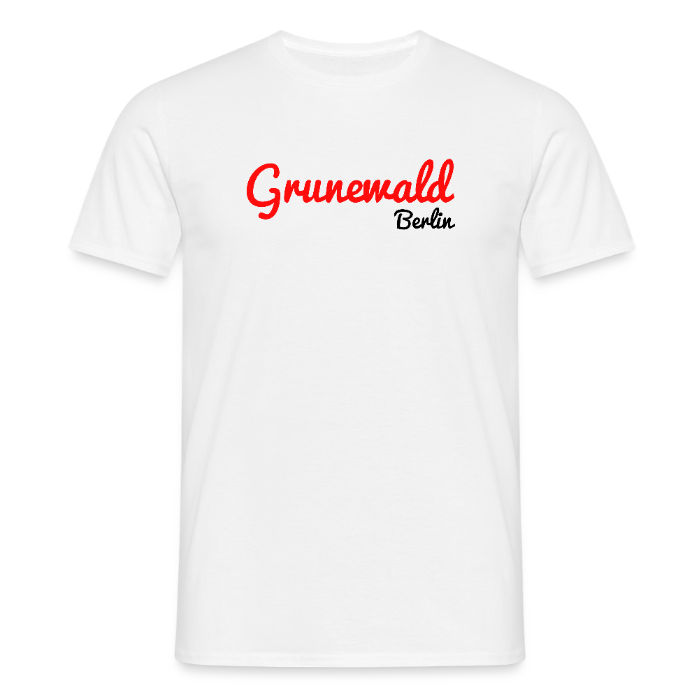 Grunewald Berlin - Männer Premium T-Shirt - Weiß