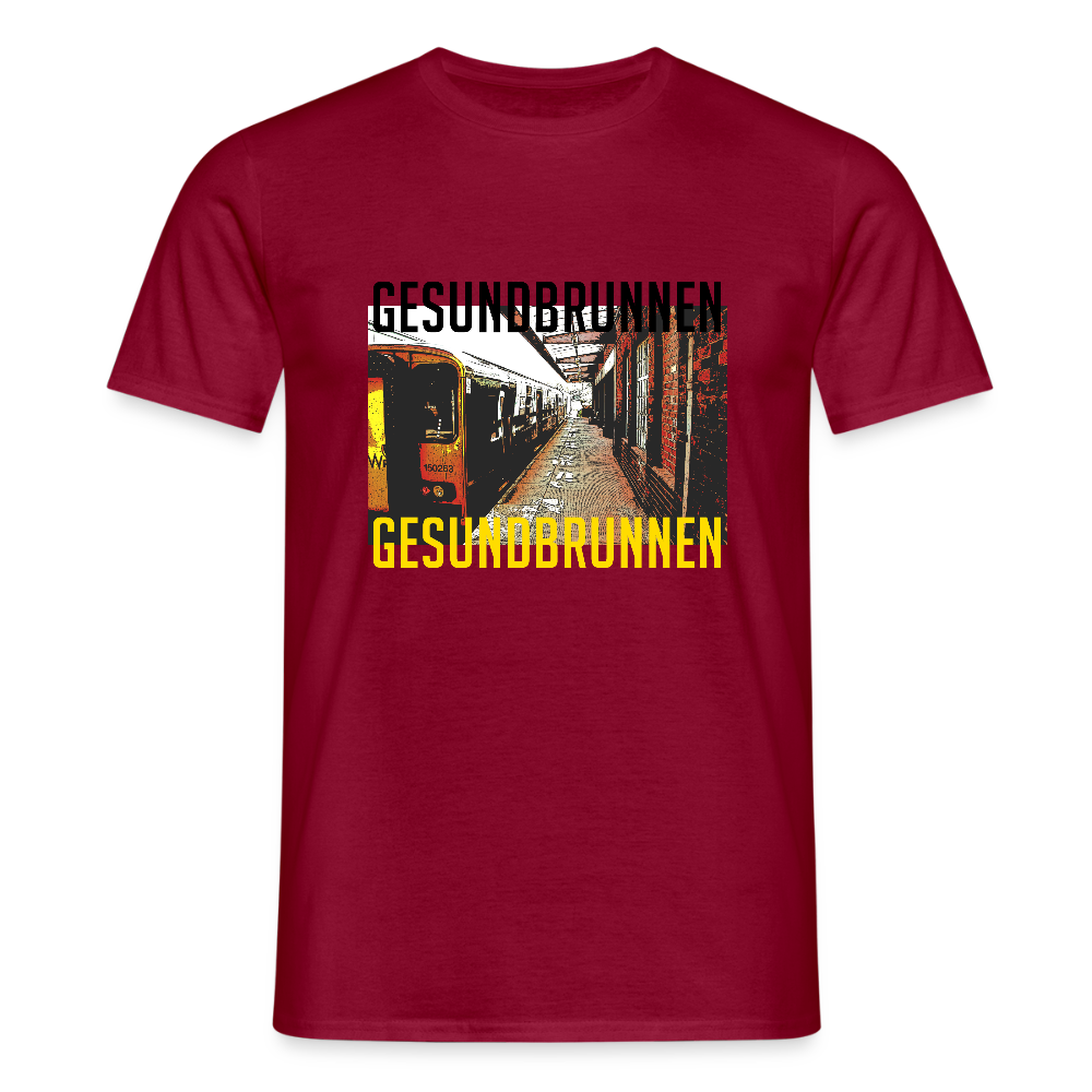 Gesundbrunnen - Männer Premium T-Shirt - Ziegelrot