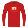 U9 - Männer Sport Langamshirt - Rot
