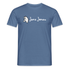 Janz Jenau - Männer Premium T-Shirt - Taubenblau