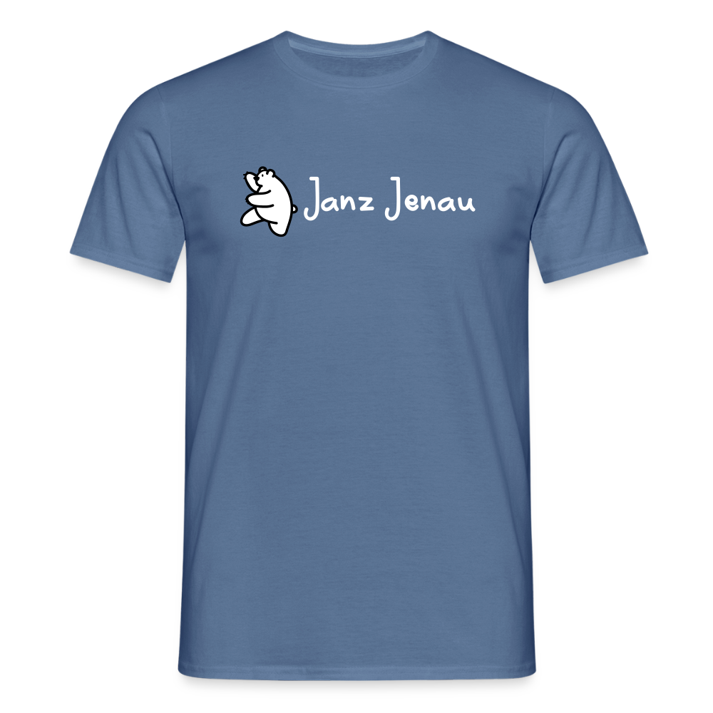 Janz Jenau - Männer Premium T-Shirt - Taubenblau