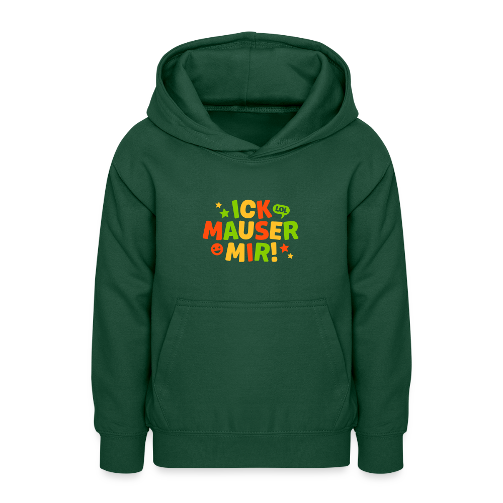 ick mauser - Teenager Hoodie - Flaschengrün