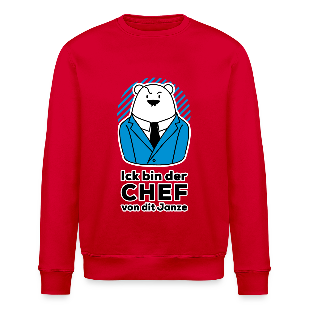 Chef - Unisex Bio Sweatshirt - Rot